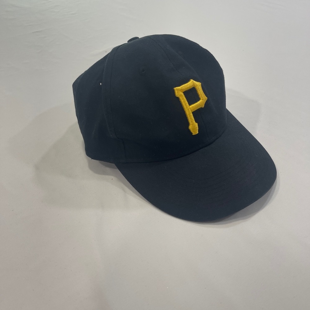 OC Sports Pittsburgh Pirates MLB Hat Mens OSFM Black Yellow Logo | Sporty/Casual